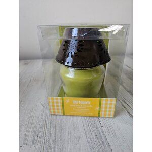 Pier 1 fresh lime citronella‎ candle lamp retired